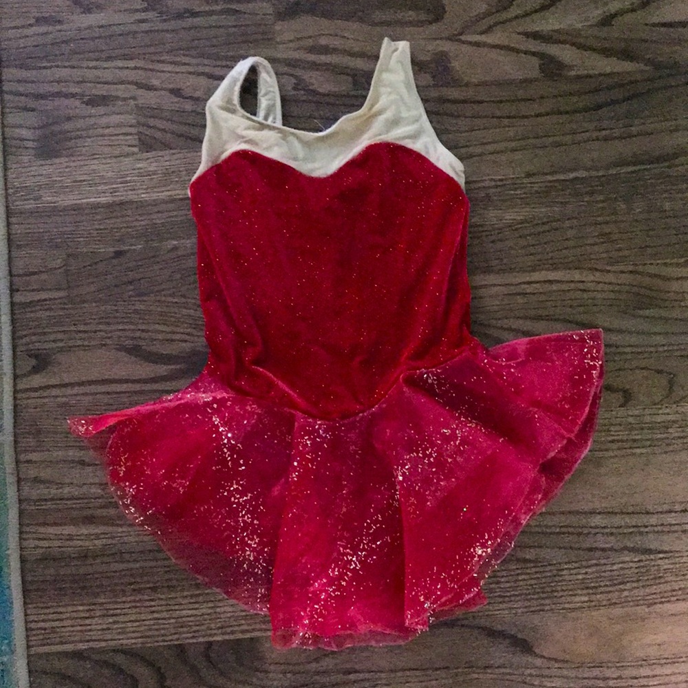 Figure Skating Dress Red